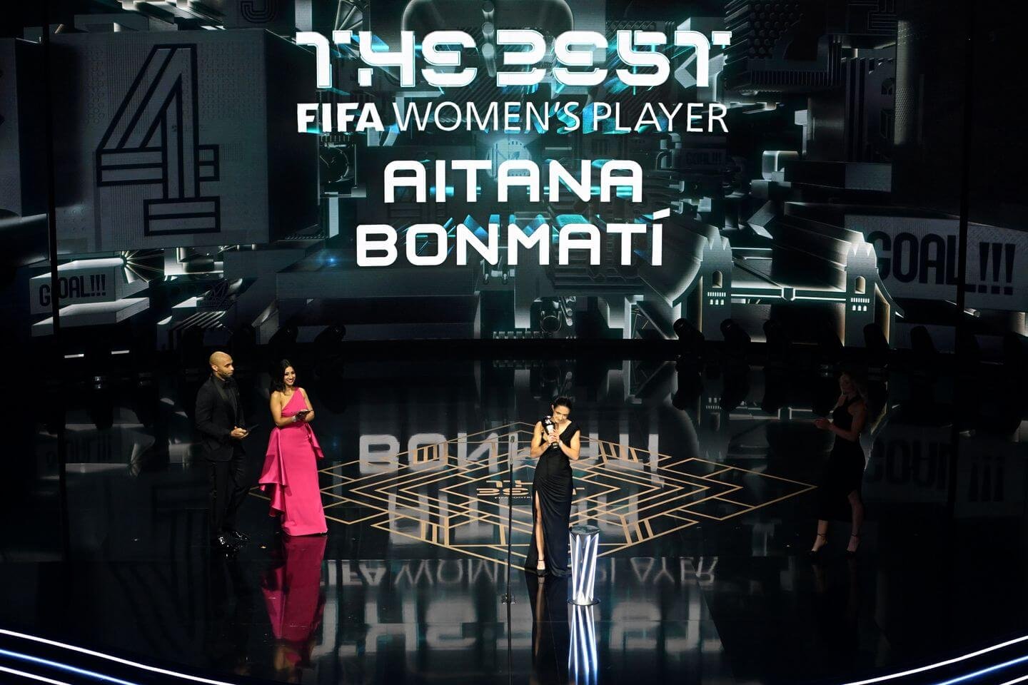 Women's player winner: Aitana Bonmati