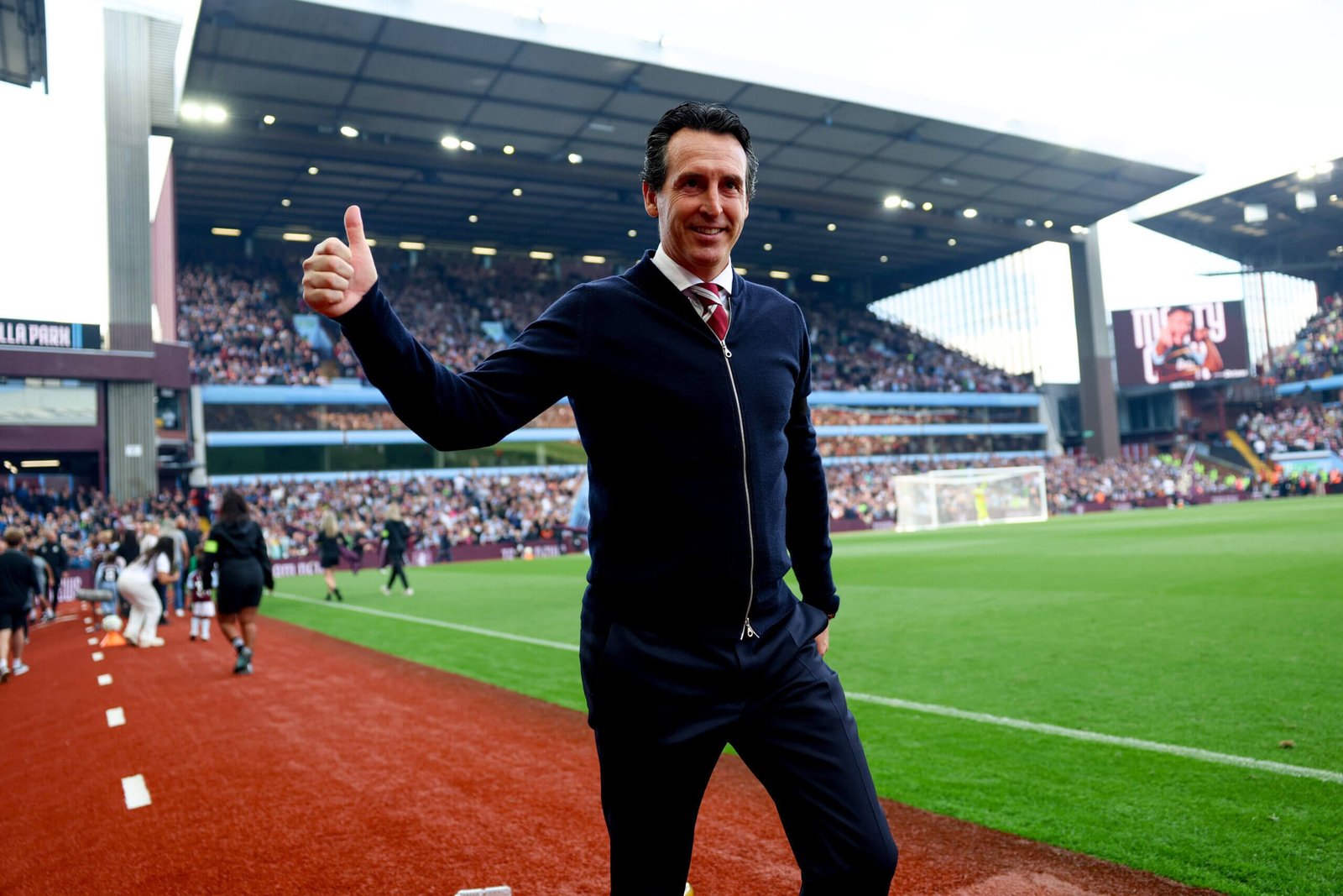 Head coach Unai Emery has led Villa to Europe's premier club competition for the first time in over four decades (Neville Williams/Aston Villa FC via Getty Images)